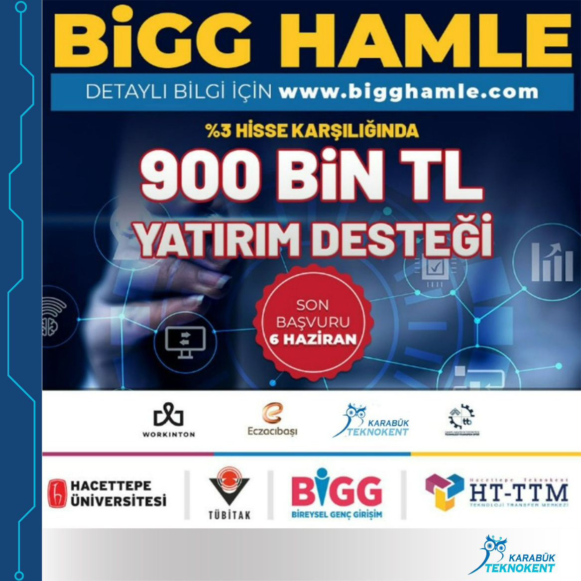 BİGG Hamle Yatırım Desteği Başvuruları başladı.