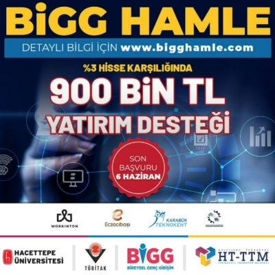 BİGG Hamle Yatırım Desteği Başvuruları başladı.