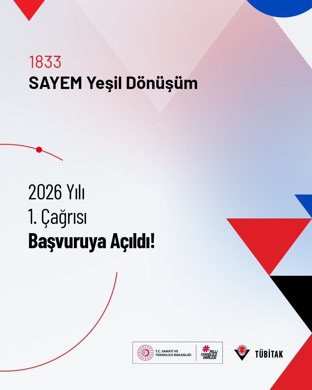 TÜBİTAK Yeşil Dönüşüm Çağrı Planı
