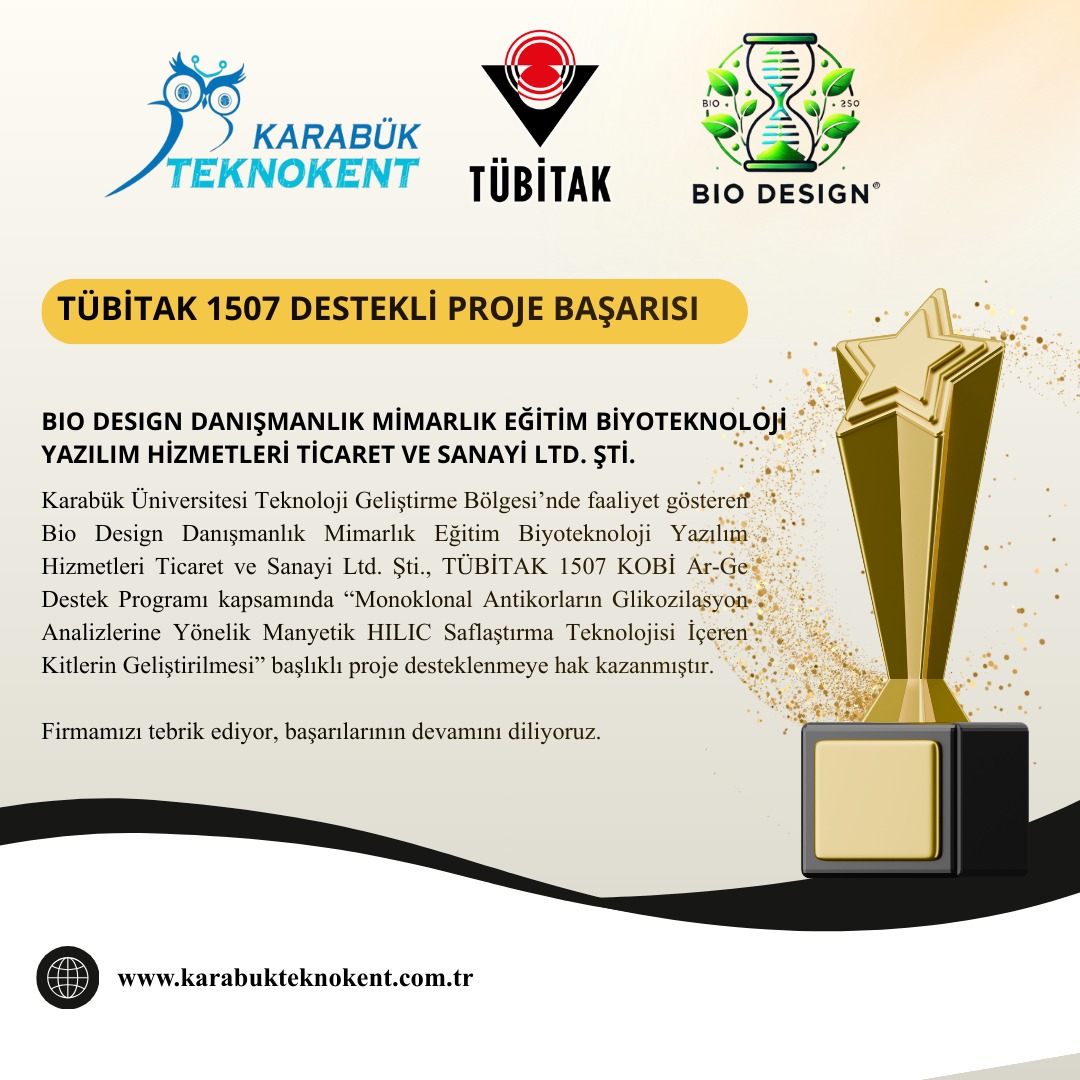 ? KARABÜK TEKNOKENT’TE YERLİ BİYOTEKNOLOJİYE TÜBİTAK DESTEĞİ